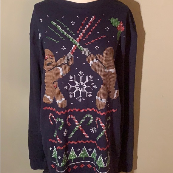 Dec. 25th Gingerbread Man Star Wars Christmas tee - Picture 3 of 4